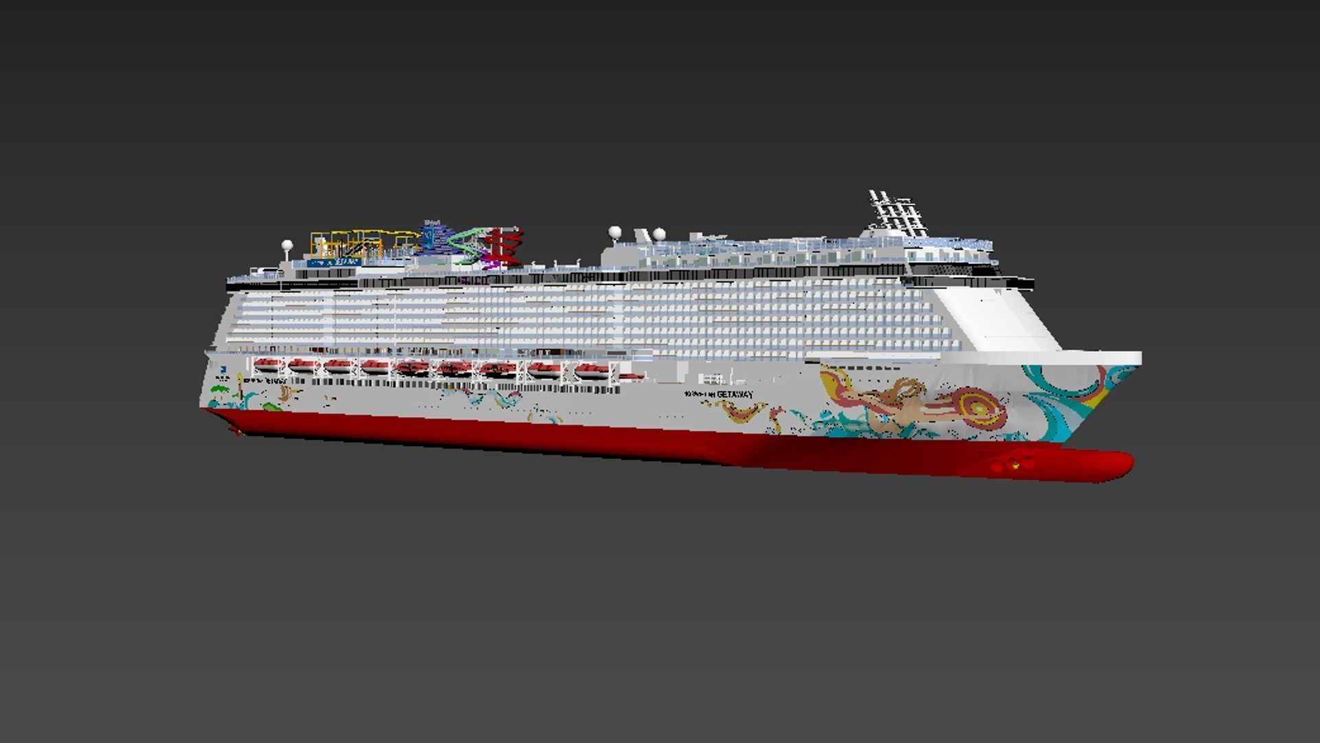 NORWEGIAN GETAWAY 3D model_16