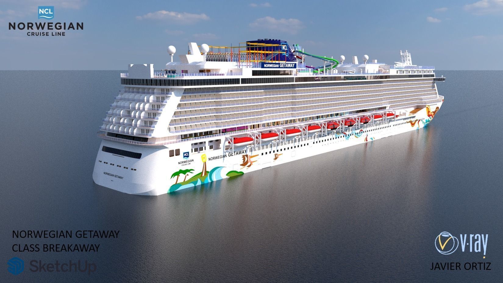 NORWEGIAN GETAWAY 3D model_6