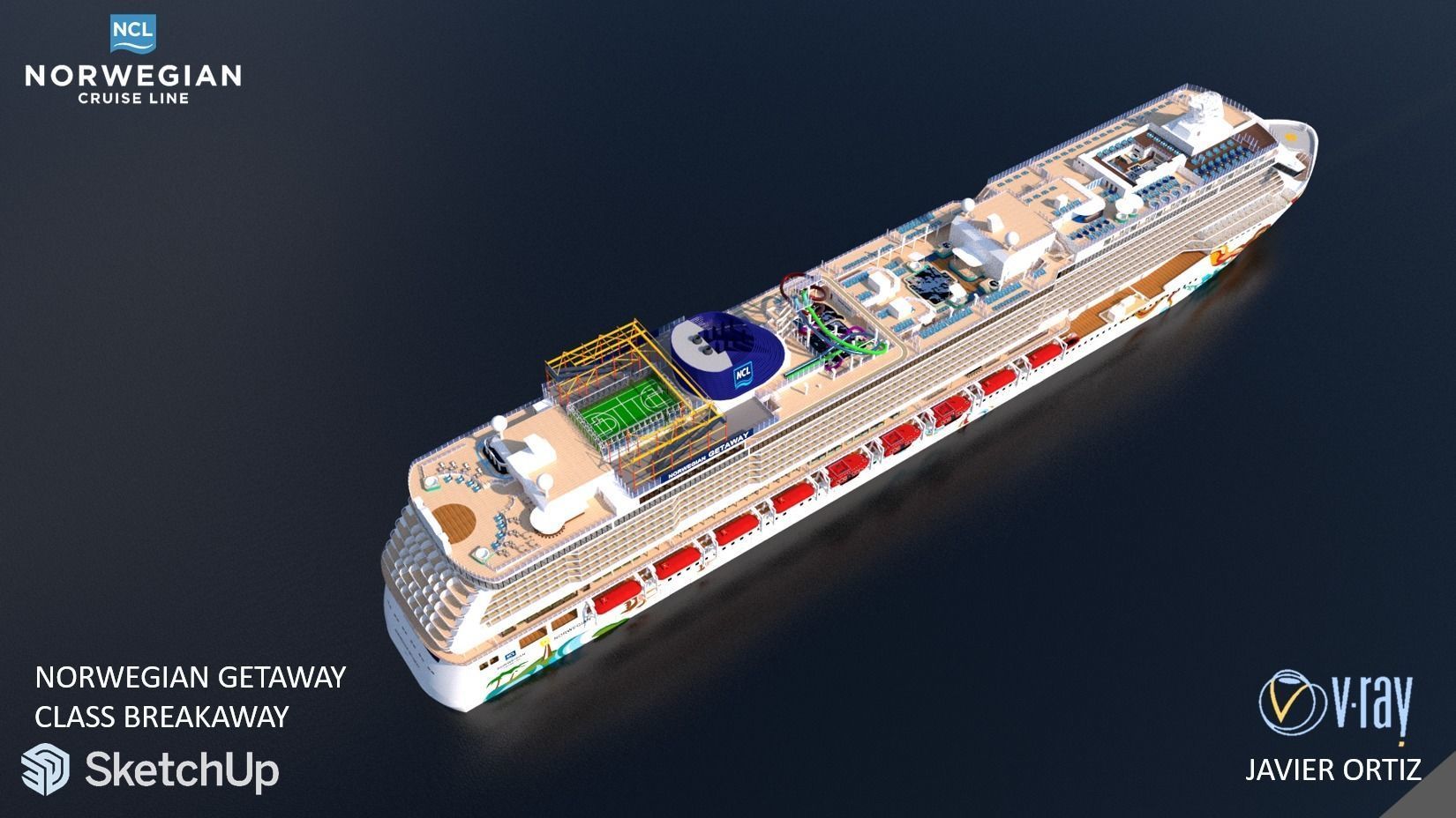 NORWEGIAN GETAWAY 3D model_5