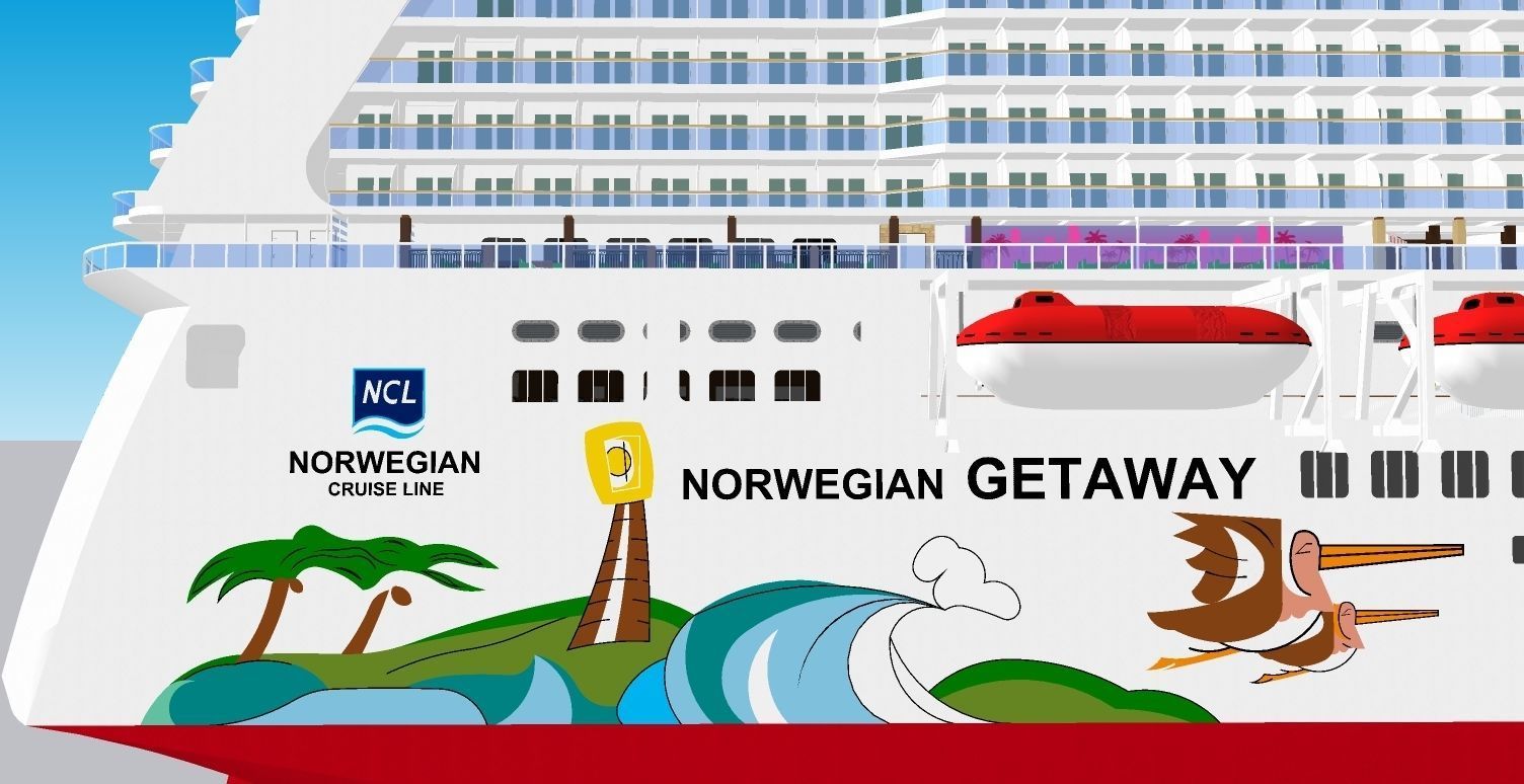 NORWEGIAN GETAWAY 3D model_10