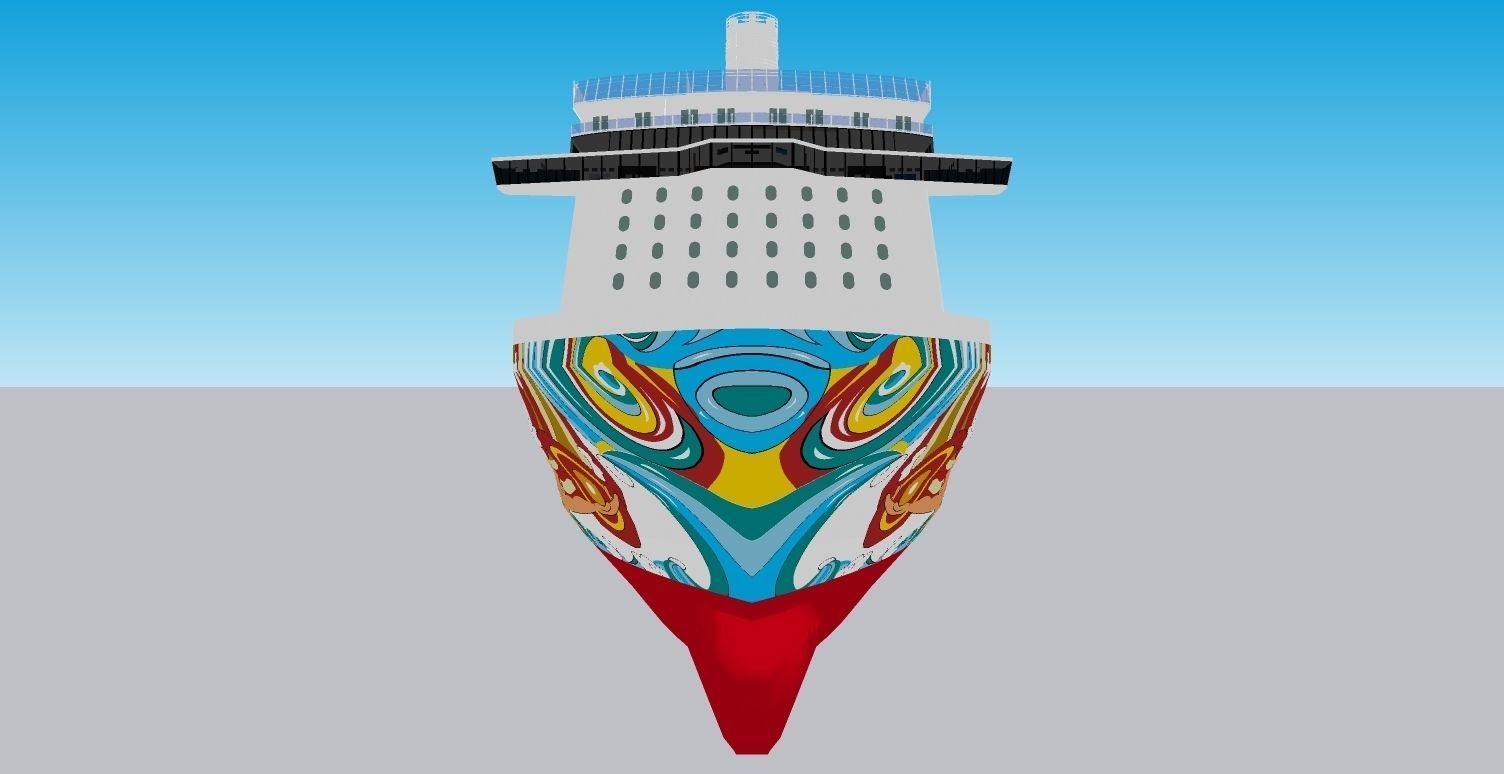 NORWEGIAN GETAWAY 3D model_12