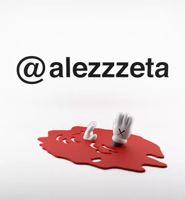 Kaws Red Blanket Companion dor Print 3D print model_8