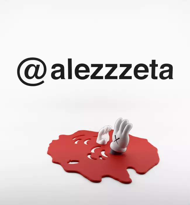 Kaws Red Blanket Companion dor Print 3D print model_11