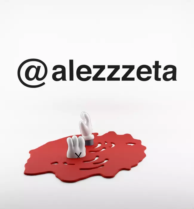 Kaws Red Blanket Companion dor Print 3D print model_32