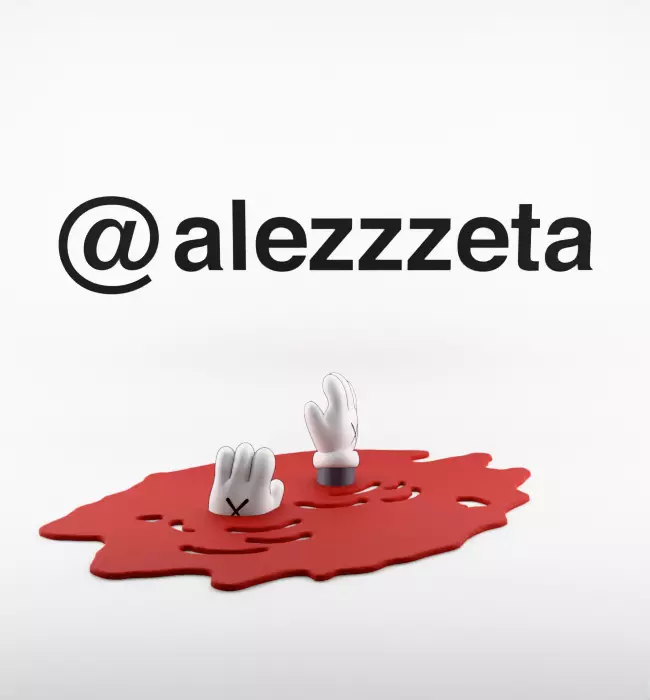 Kaws Red Blanket Companion dor Print 3D print model_35