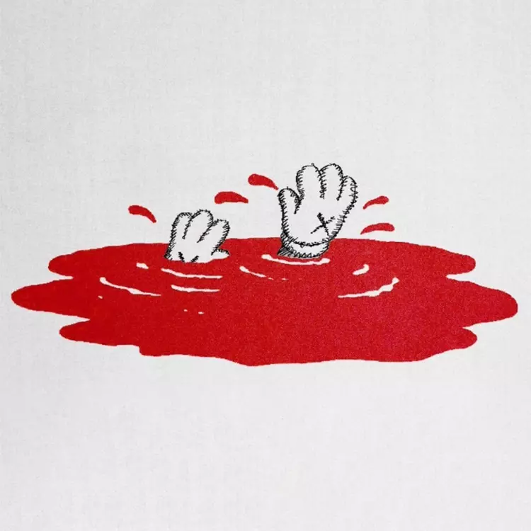 Kaws Red Blanket Companion dor Print 3D print model_0