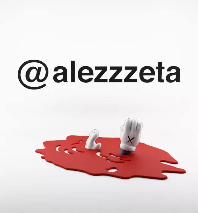 Kaws Red Blanket Companion dor Print 3D print model_7