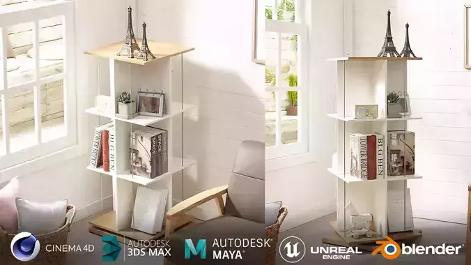 Ivy Imturn Revolving Bookcase