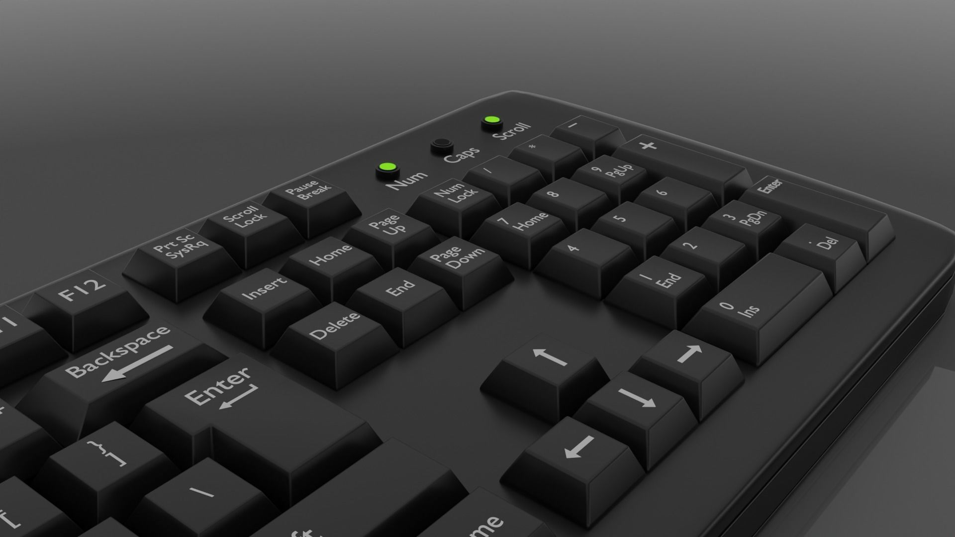 CHEAP High poly keyboard 3D model_1