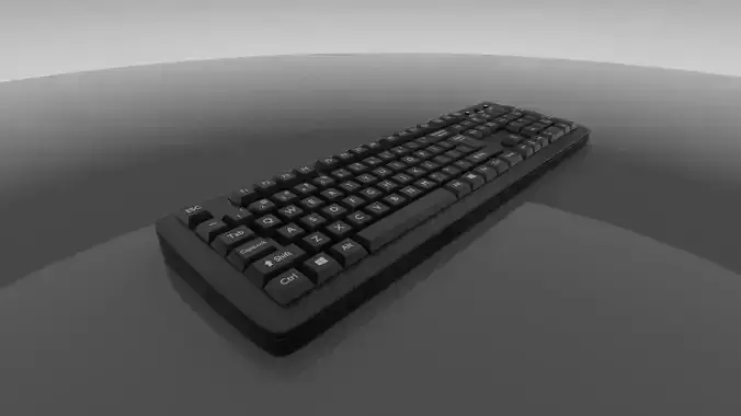 CHEAP High poly keyboard