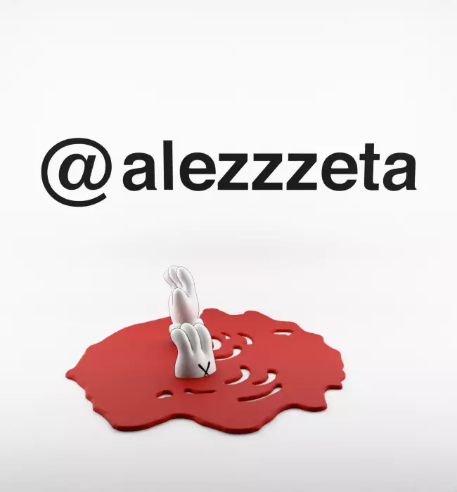 Kaws Red Blanket x Bloody Hands Companion for Print 3D print model_34