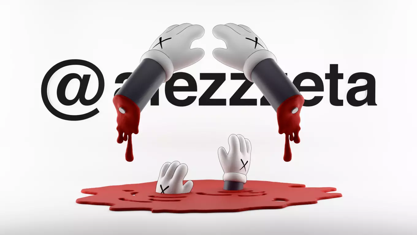 Kaws Red Blanket x Bloody Hands Companion for Print 3D print model_1