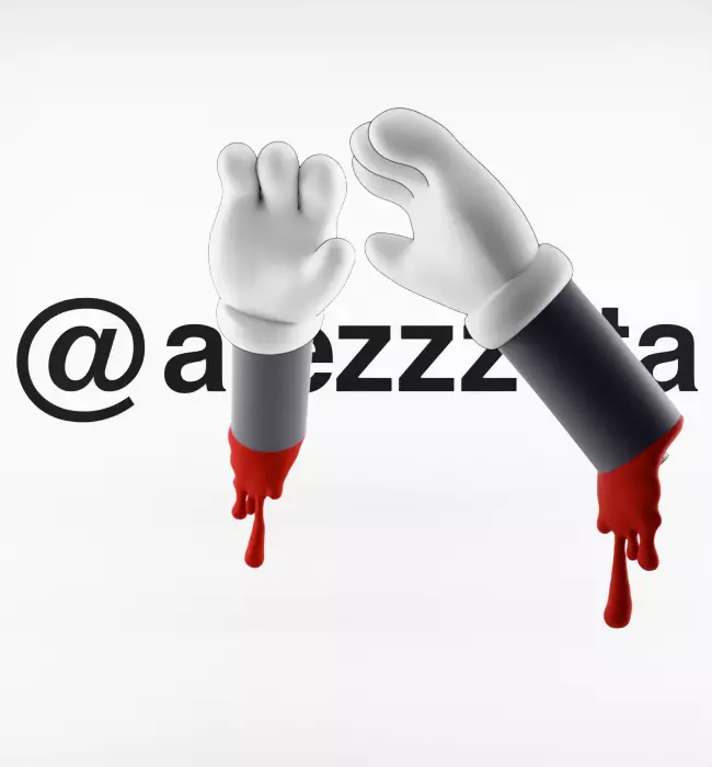 Kaws Red Blanket x Bloody Hands Companion for Print 3D print model_13