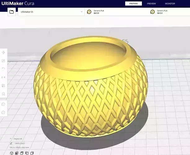 Garden Pot 21 3D print model