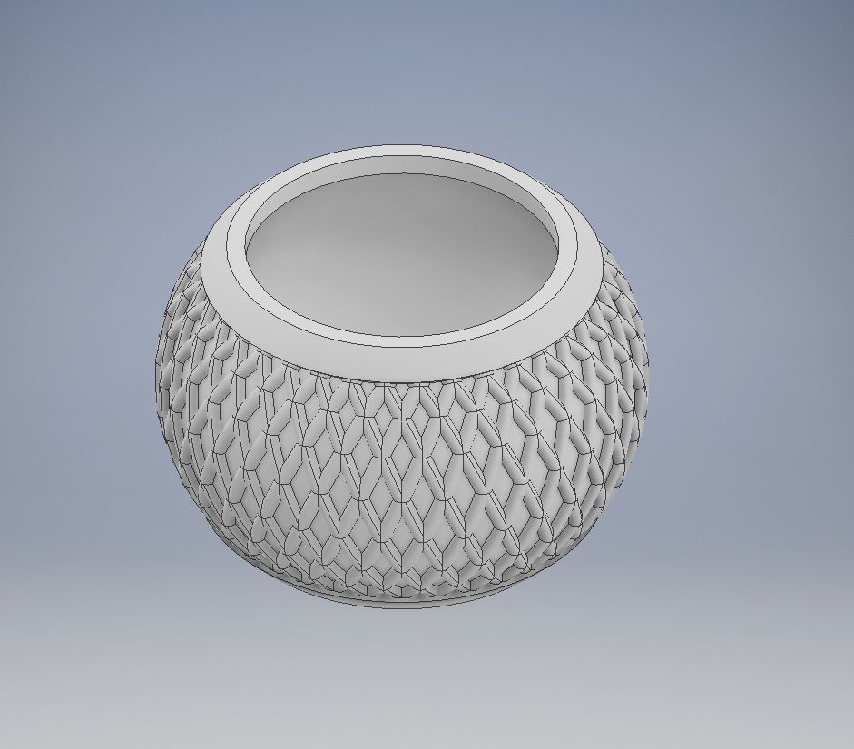 Garden Pot 21 3D print model_2