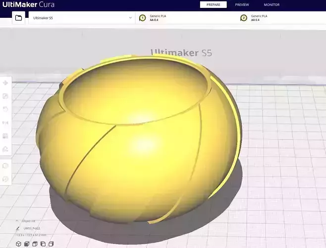 Garden Pot 22 3D print model