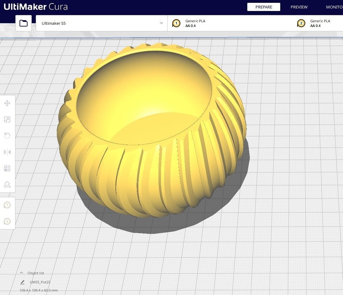 Garden Pot 23 3D print model_2