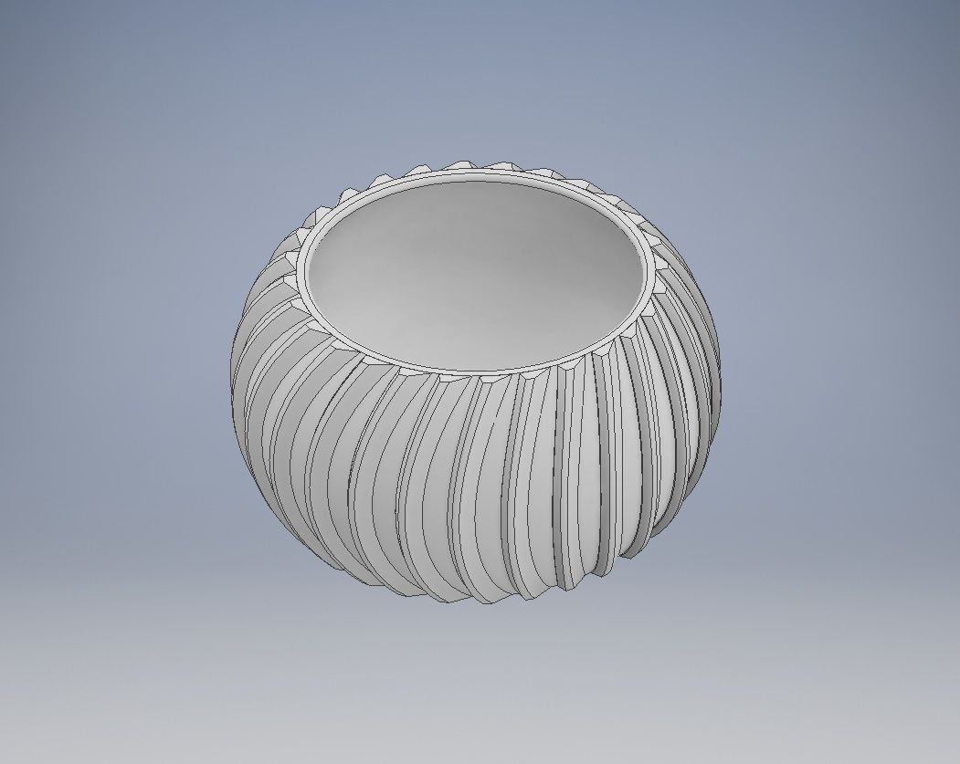 Garden Pot 23 3D print model_3