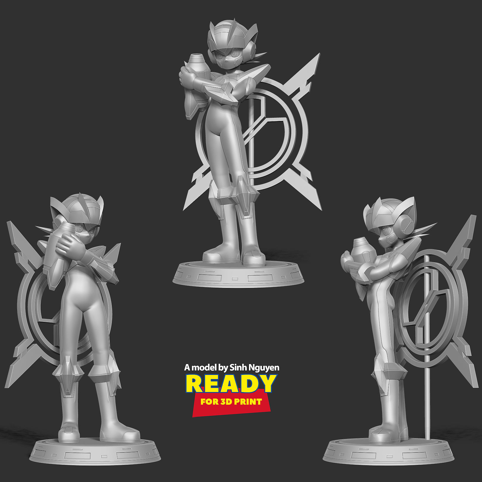Mega Man X DiVE 3D print model_3