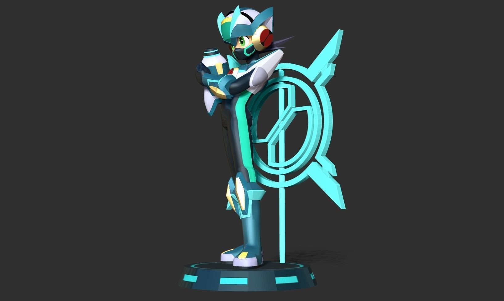 Mega Man X DiVE 3D print model_11