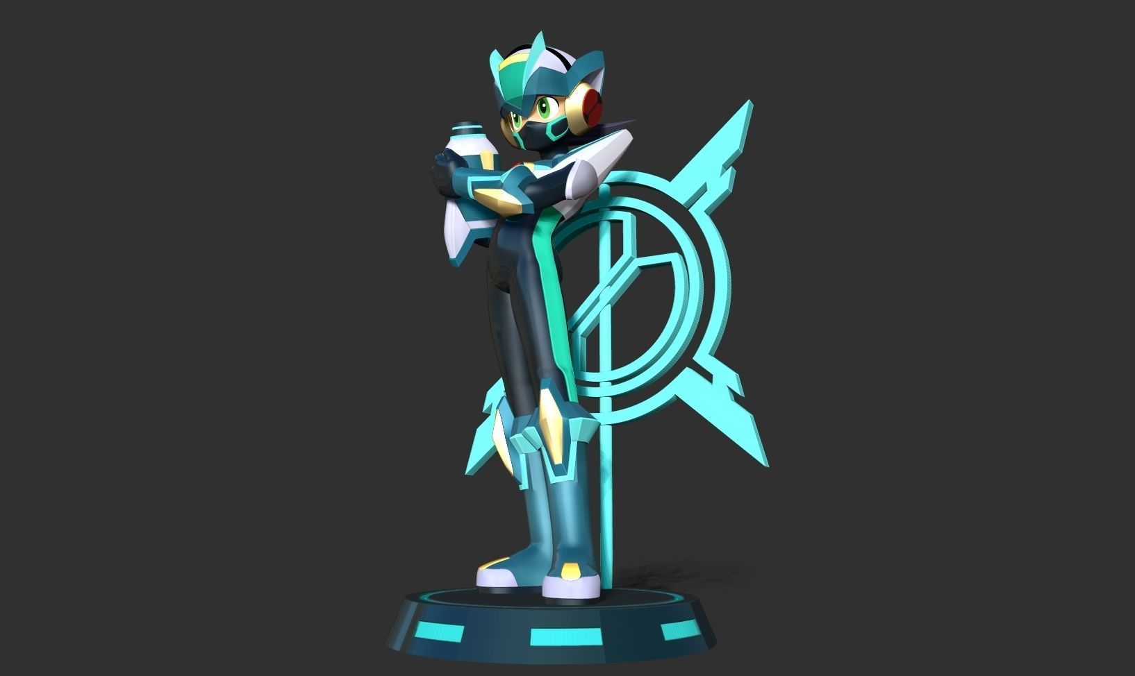 Mega Man X DiVE 3D print model_17