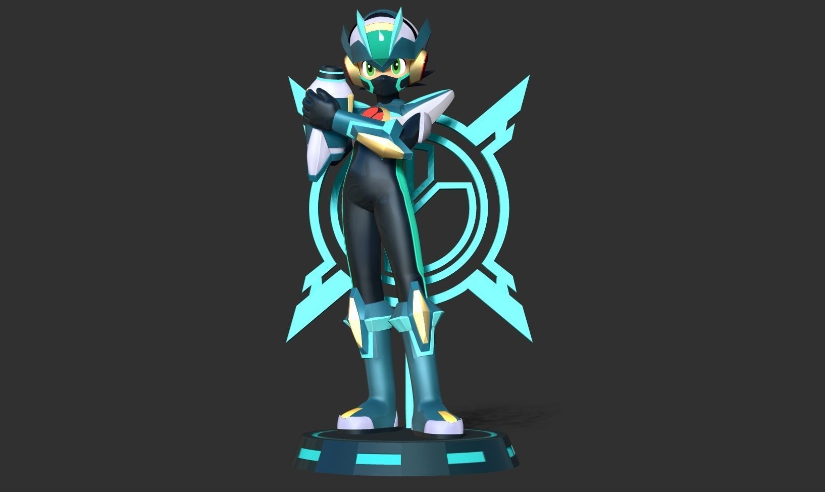 Mega Man X DiVE 3D print model_9