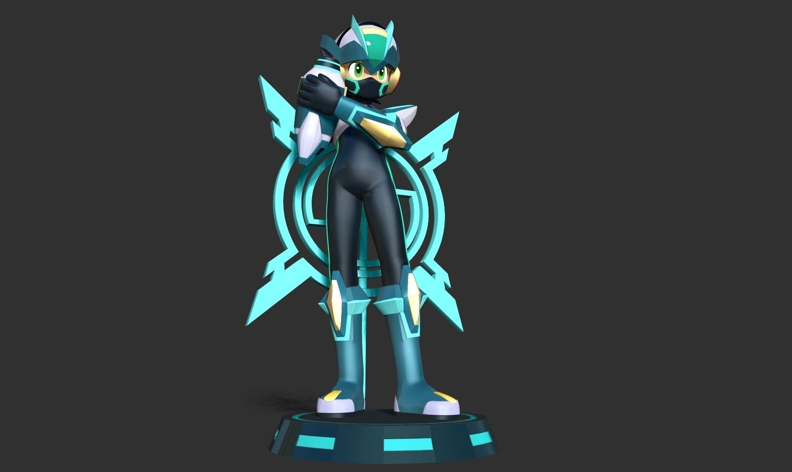 Mega Man X DiVE 3D print model_15