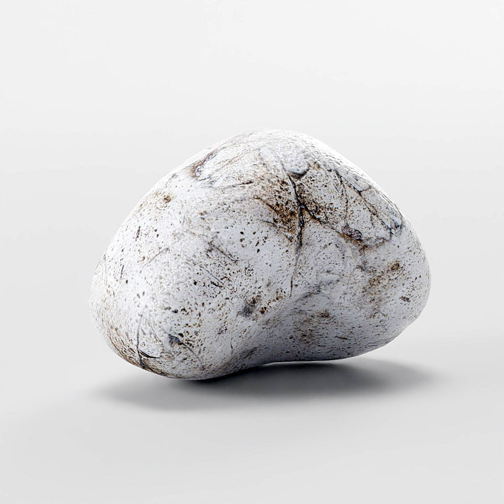 Smooth River Stones - Low-Poly Boulder Rock Collection Low-poly 3D model_14