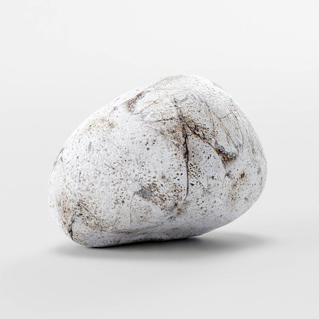 Smooth River Stones - Low-Poly Boulder Rock Collection Low-poly 3D model_6