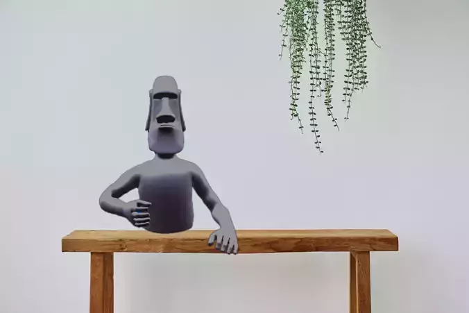 Moai Sculpture 3D print model