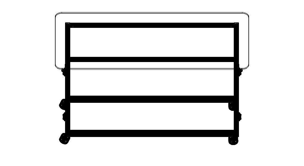 Aluminum Mobile Kitchen Station 3D model_21
