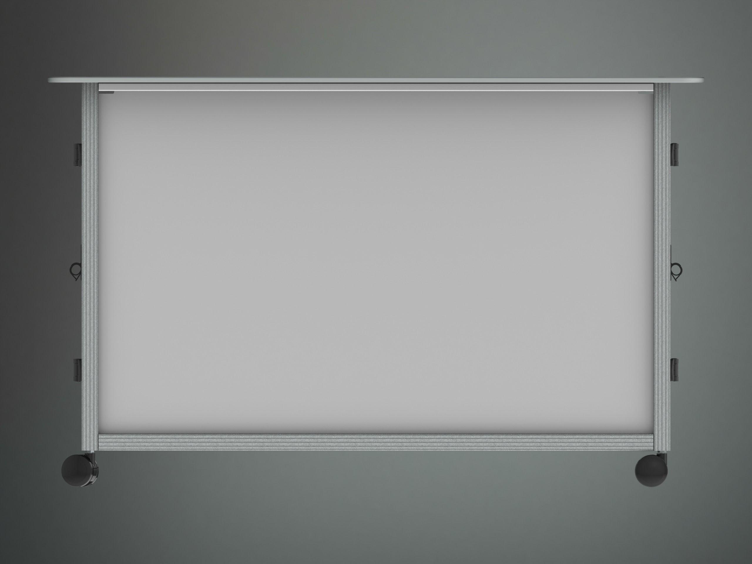 Aluminum Mobile Kitchen Station 3D model_1