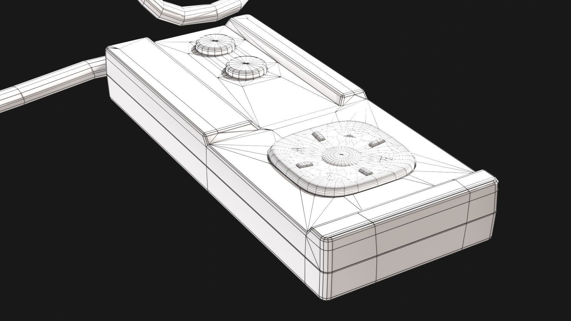 Sega Master System Low-poly 3D model_29