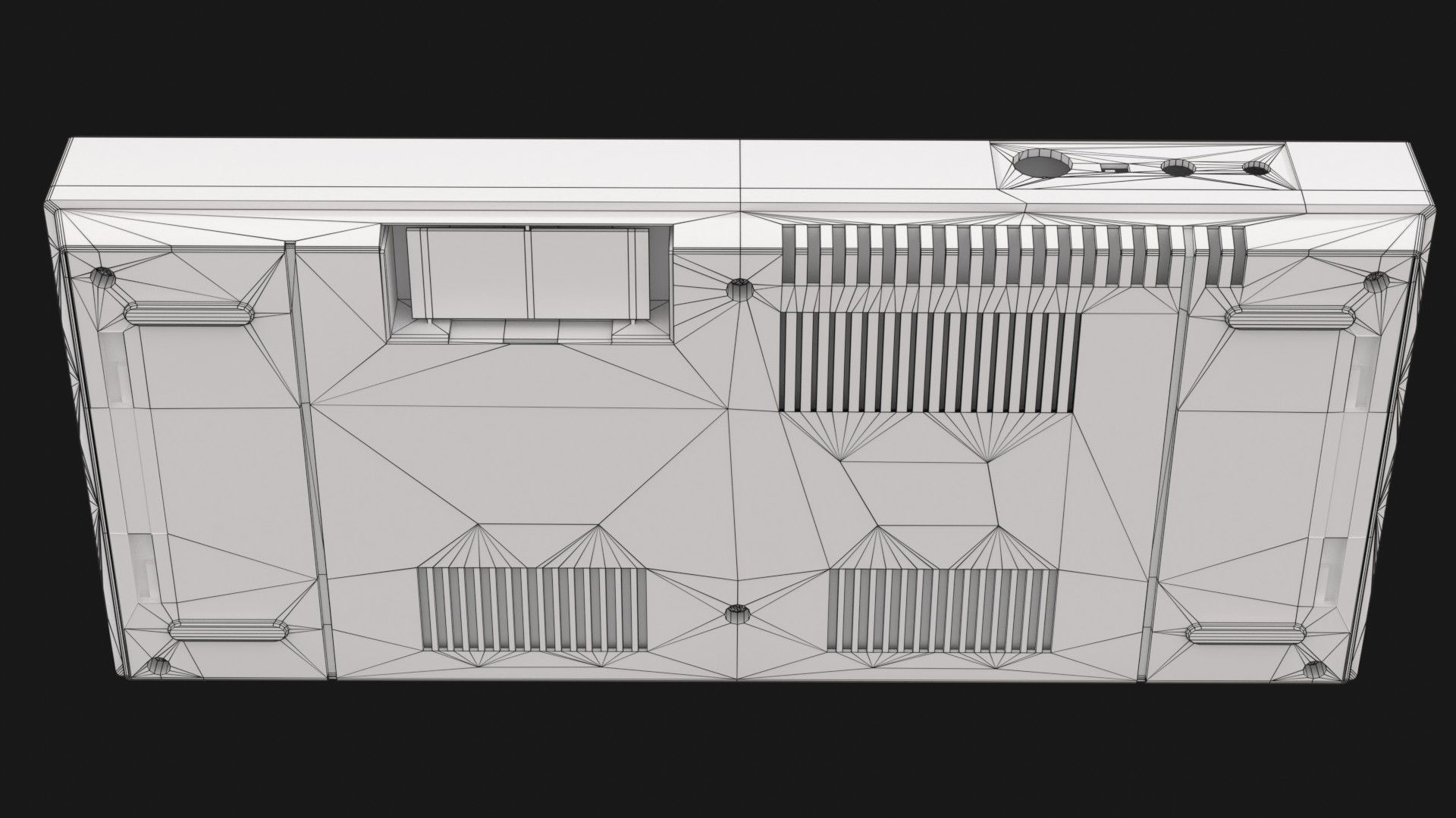 Sega Master System Low-poly 3D model_25