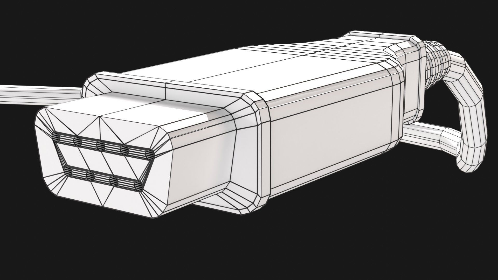Sega Master System Low-poly 3D model_30