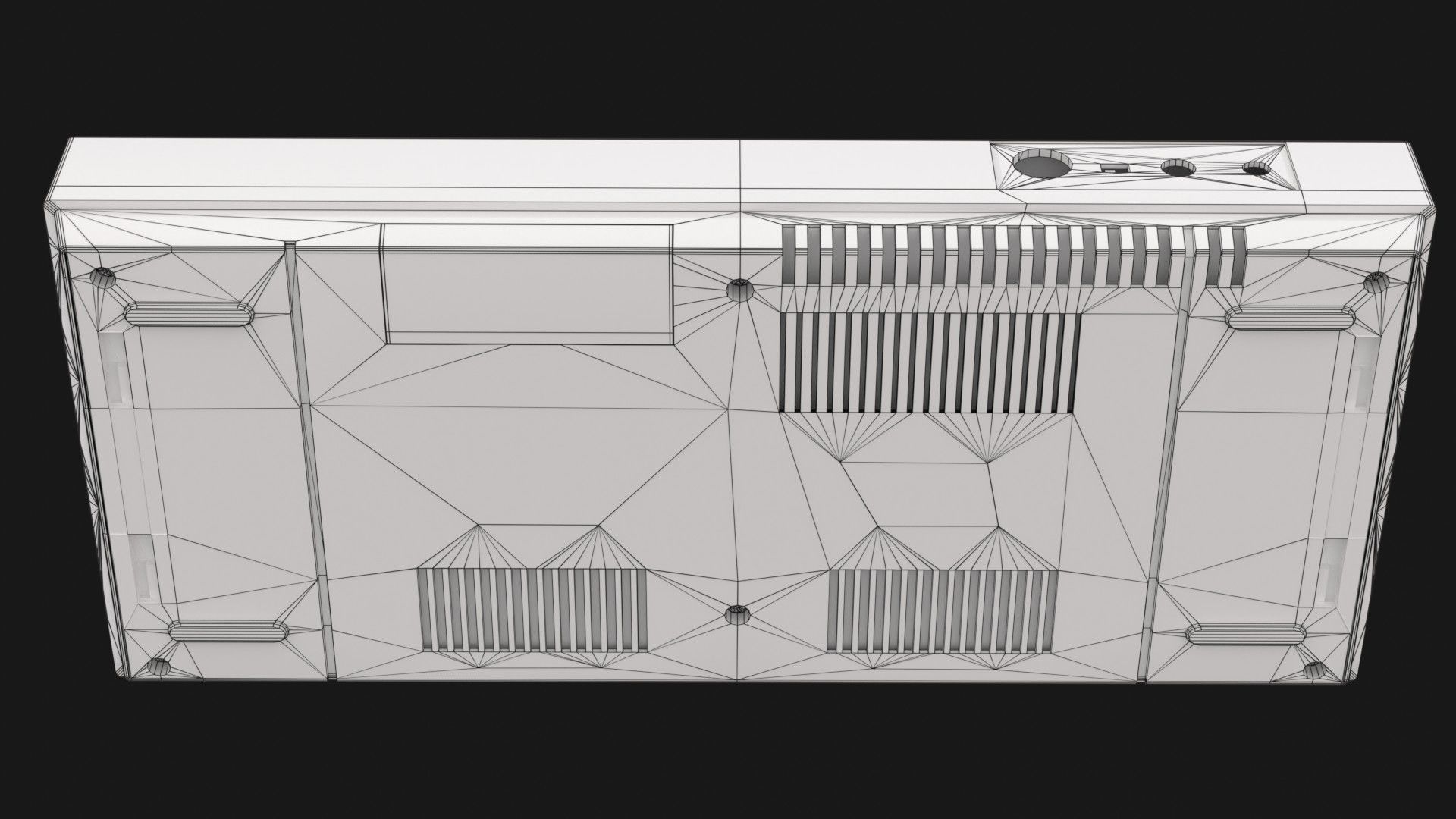 Sega Master System Low-poly 3D model_24