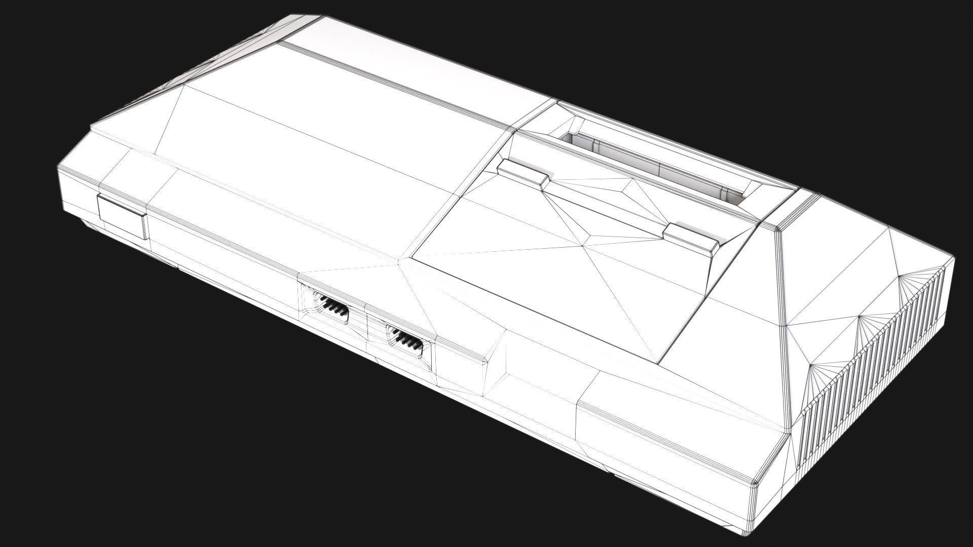 Sega Master System Low-poly 3D model_22