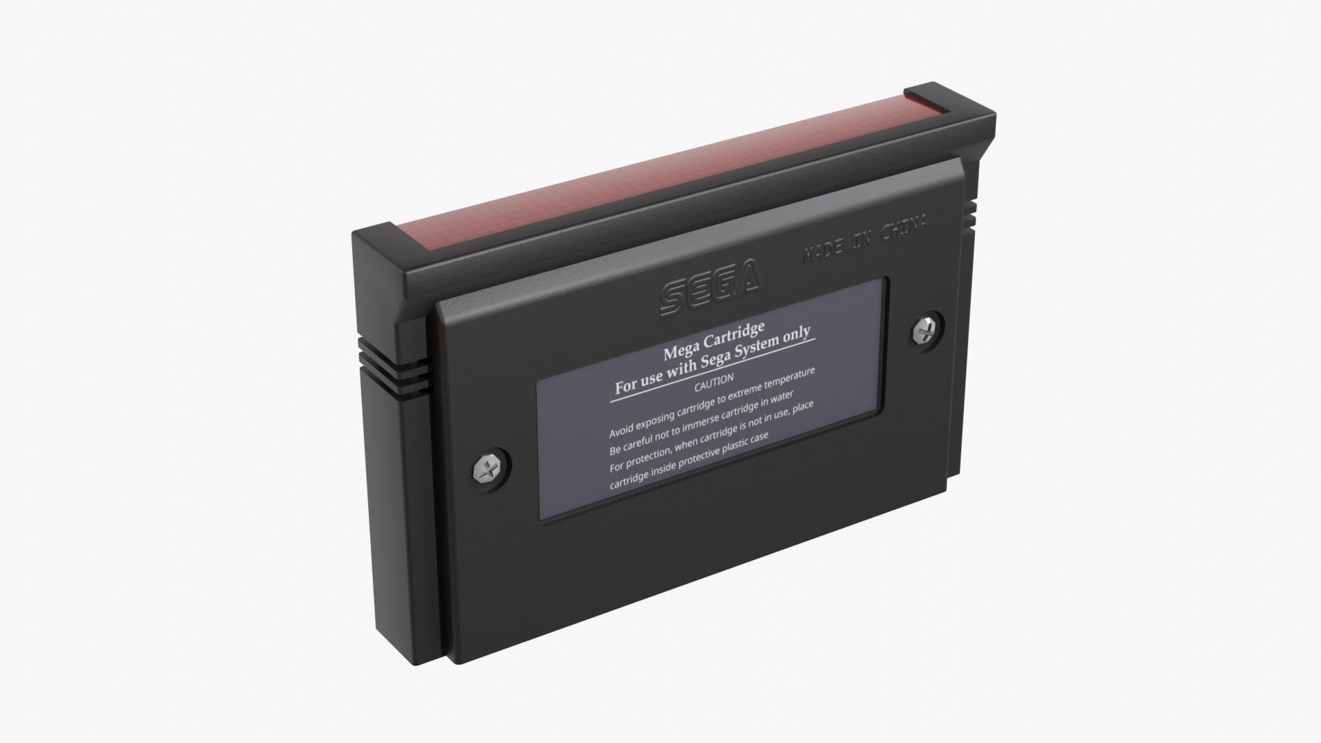 Sega Master System Low-poly 3D model_19