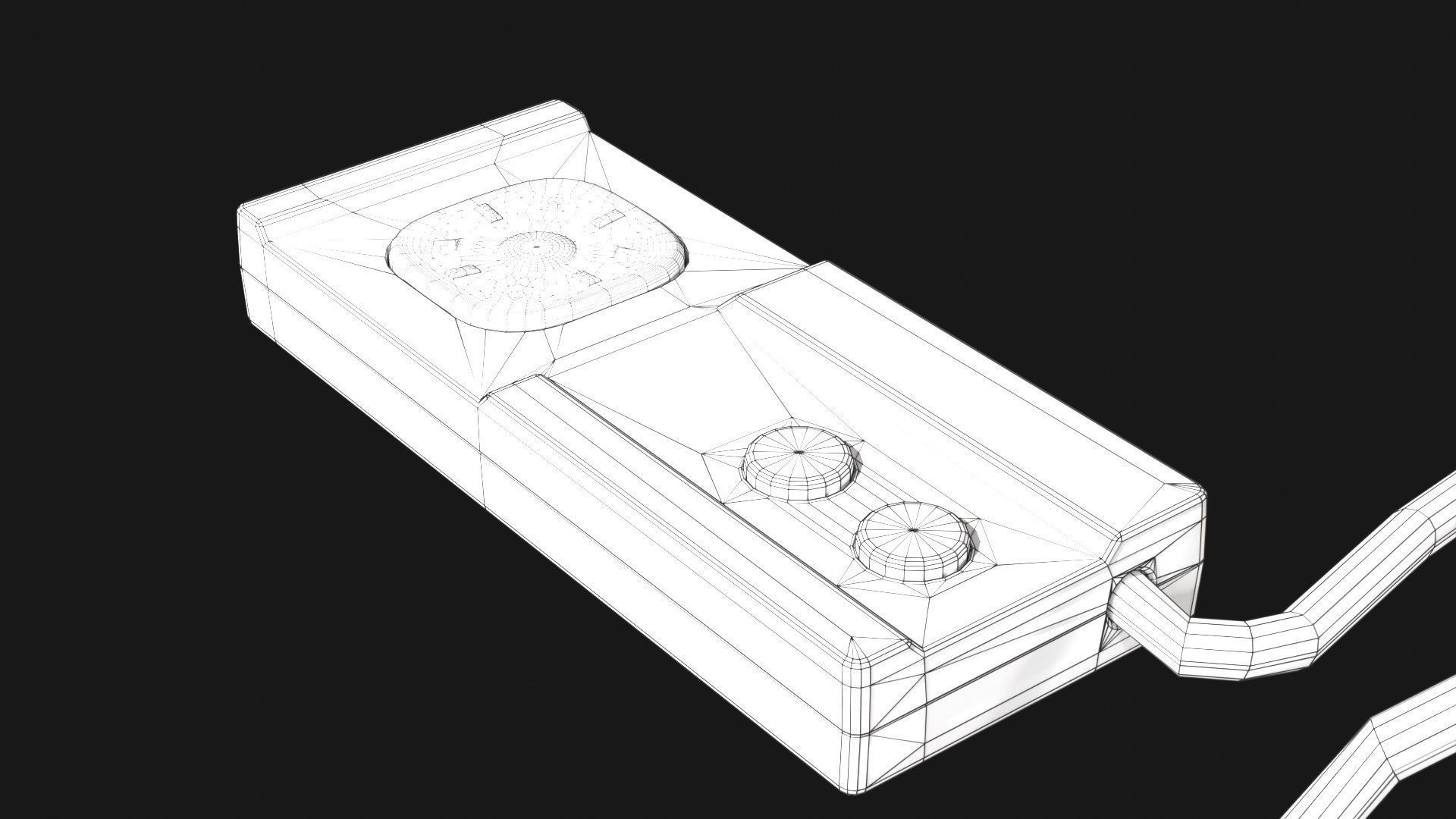 Sega Master System Low-poly 3D model_28