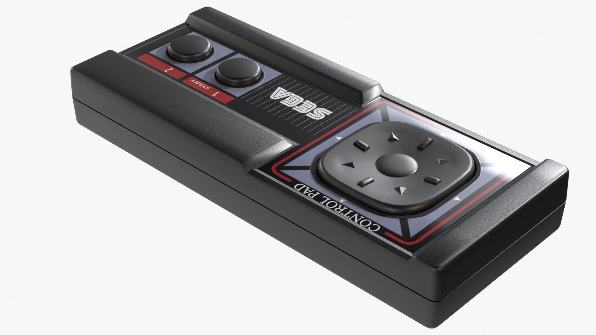 Sega Master System Low-poly 3D model_16