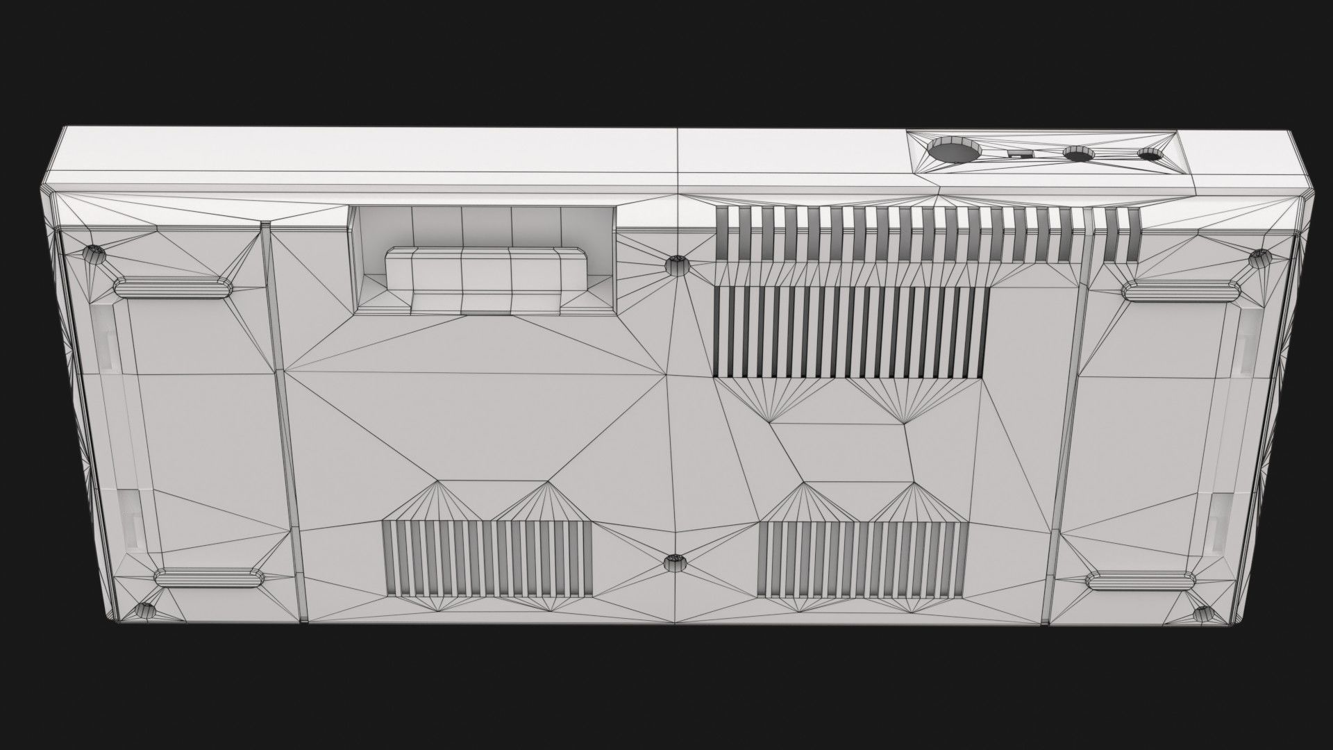 Sega Master System Low-poly 3D model_26