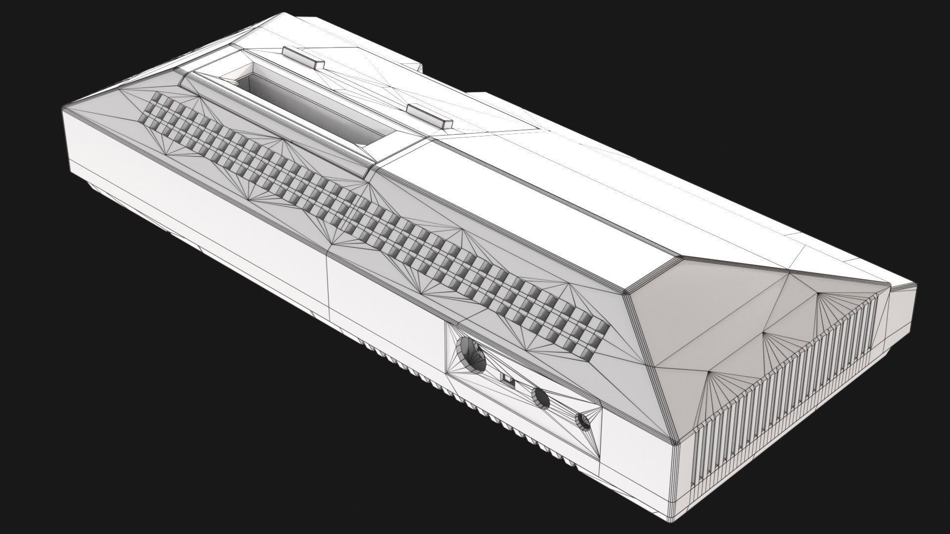Sega Master System Low-poly 3D model_23