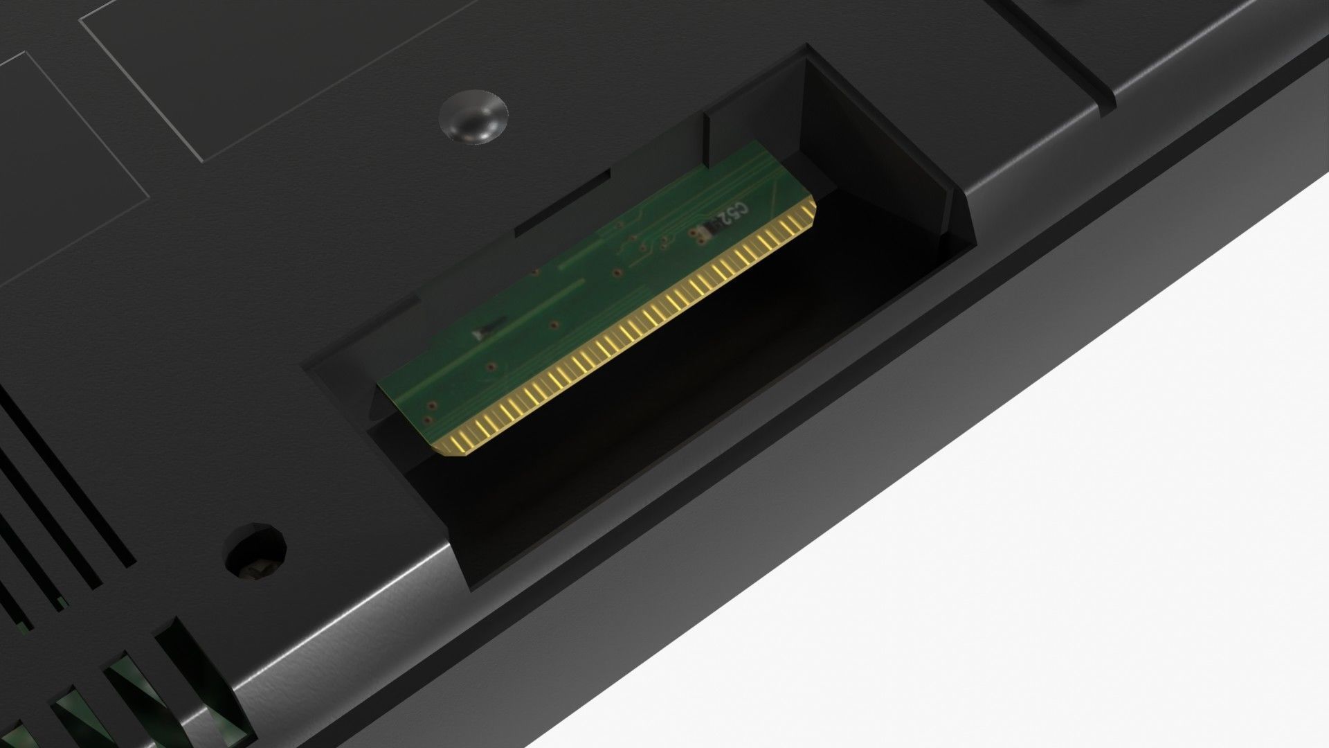 Sega Master System Low-poly 3D model_9