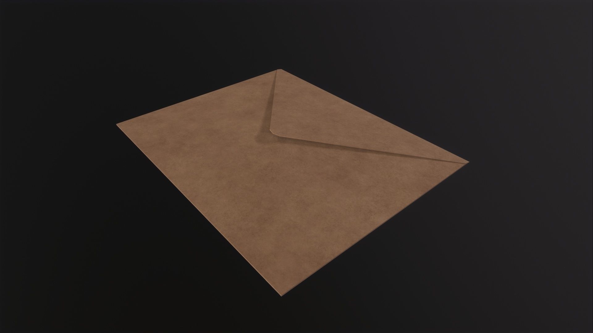 Envelope 3D Model Low-poly 3D model_4