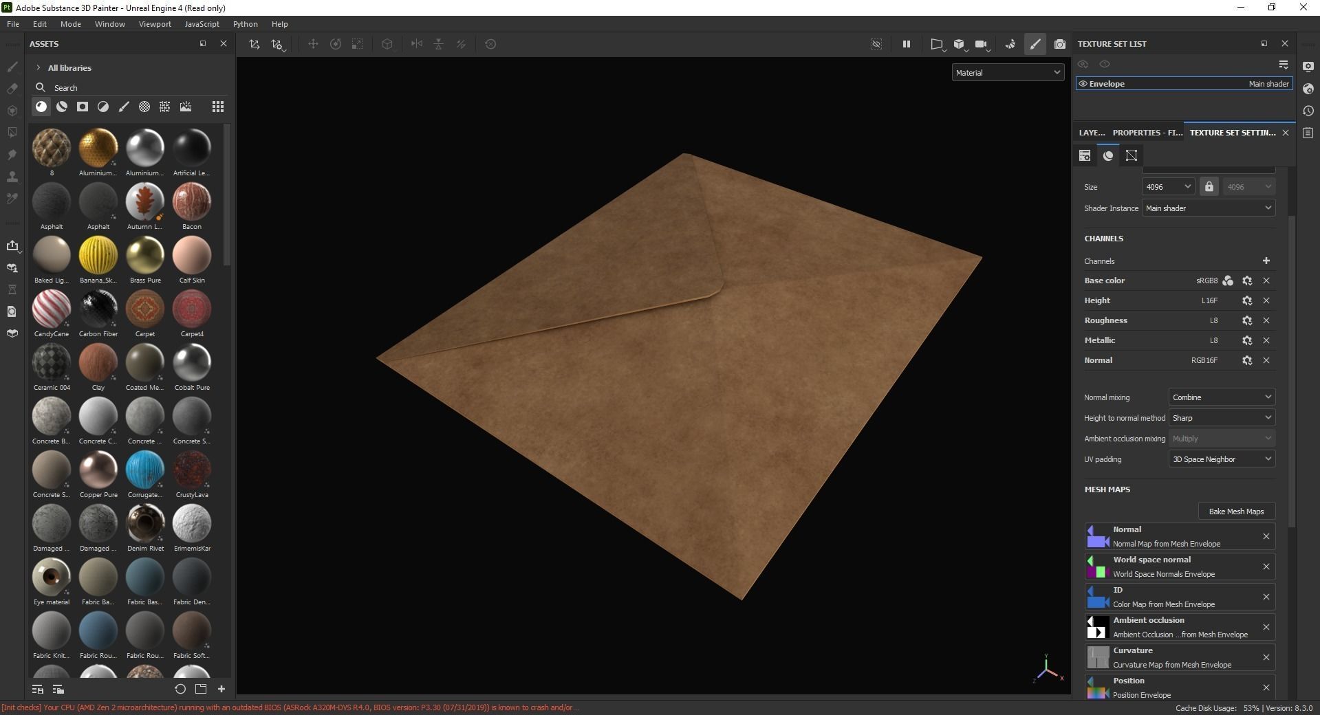 Envelope 3D Model Low-poly 3D model_6