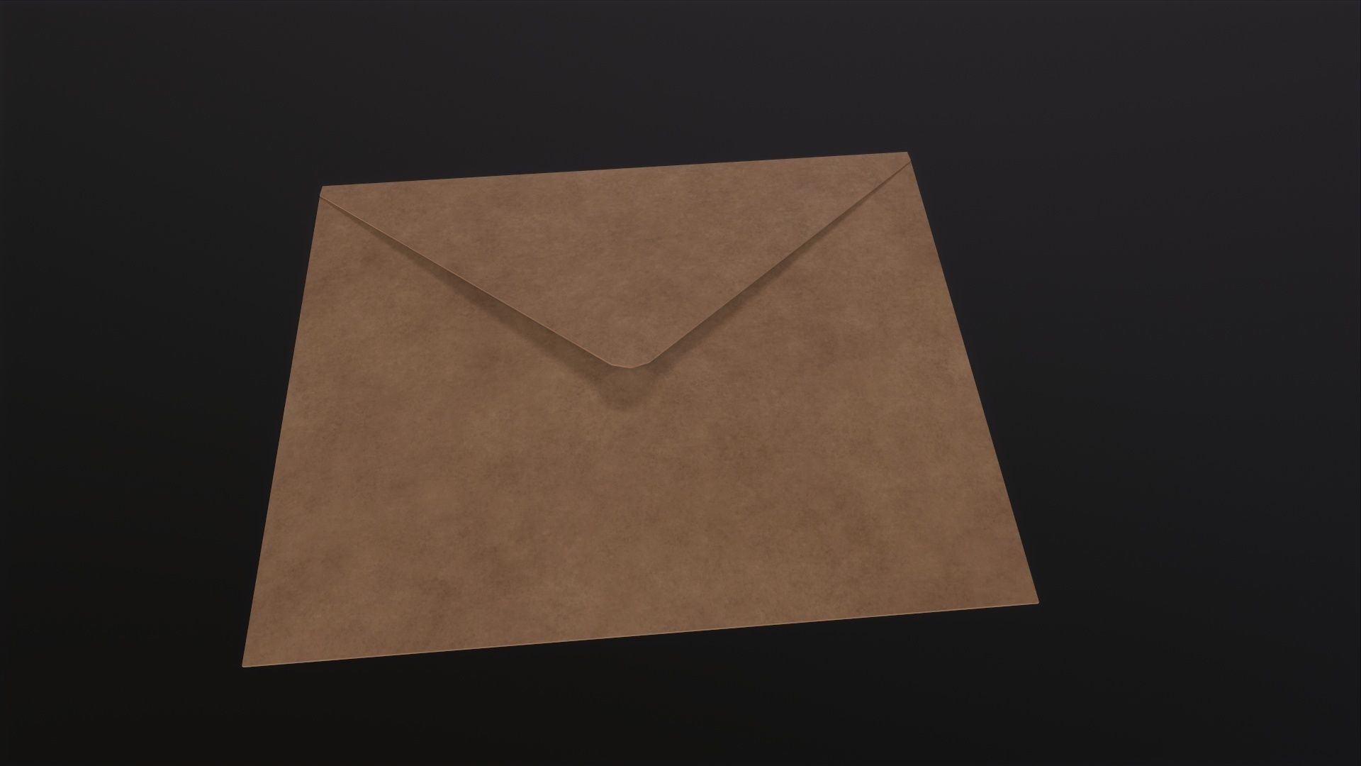 Envelope 3D Model Low-poly 3D model_3