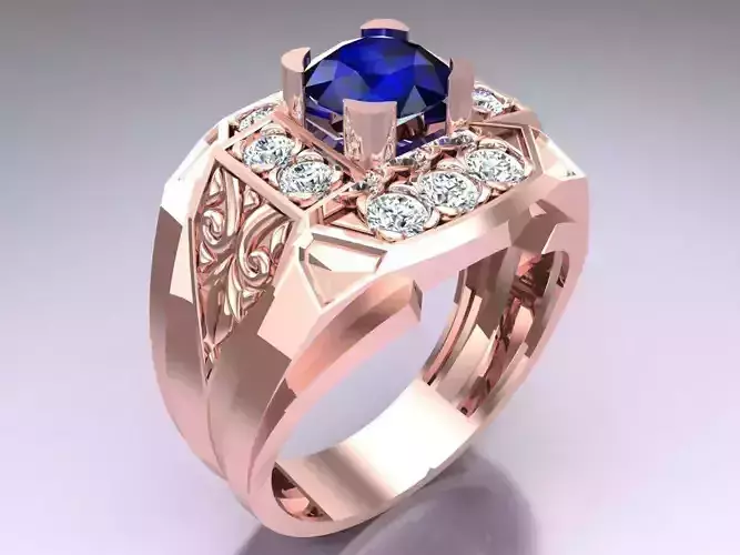 Pattern Rings - Diamond Rings - N2149