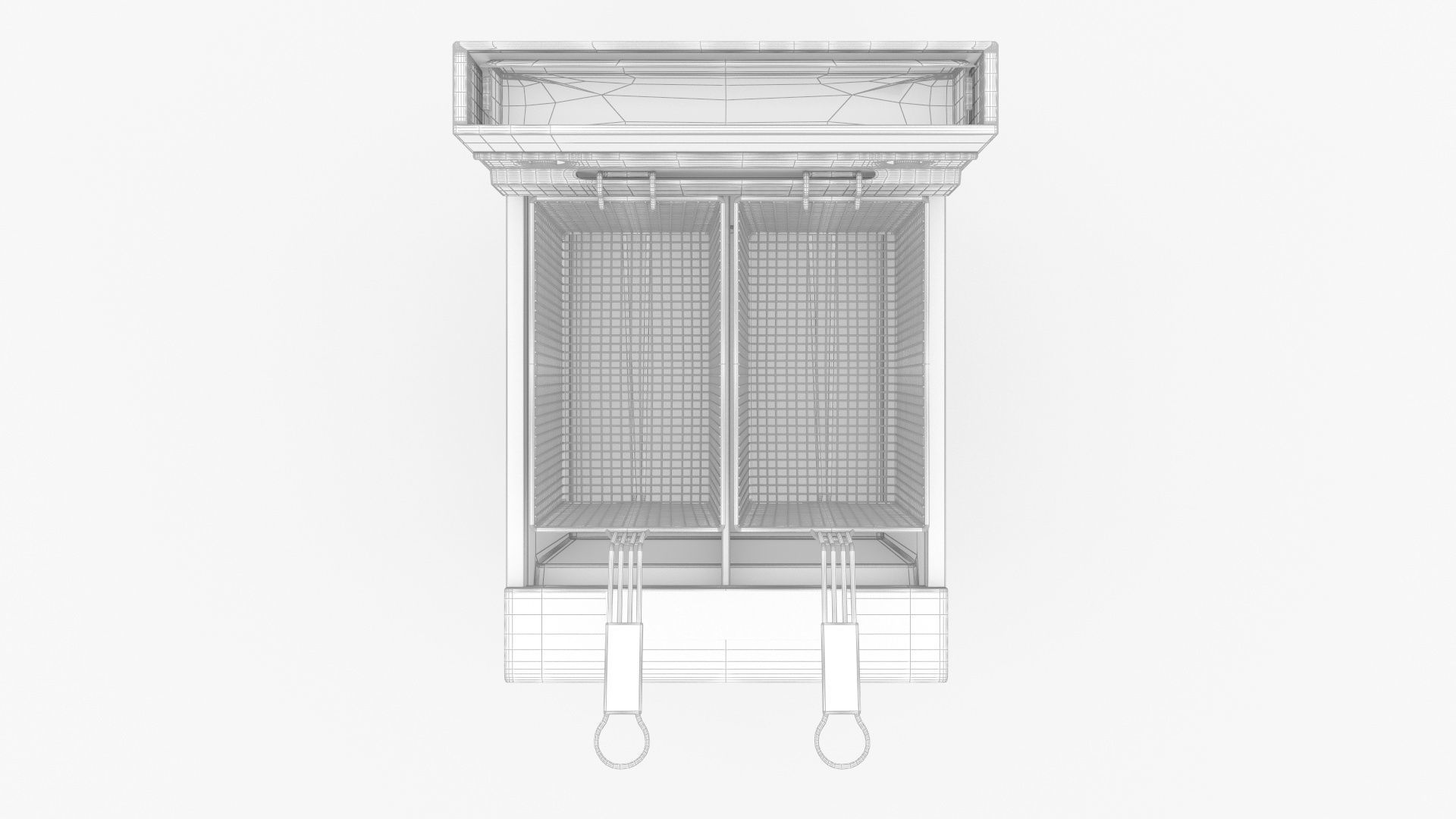 Anets Goldenfry Split Pot Fryer AGG14T 3D model_12