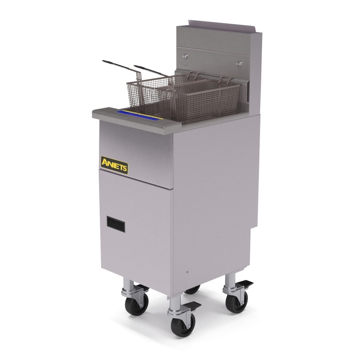Anets Goldenfry Split Pot Fryer AGG14T 3D model_32