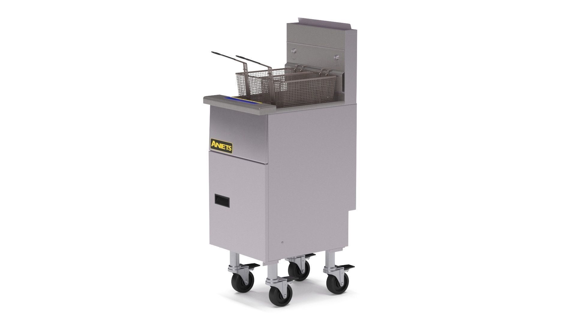 Anets Goldenfry Split Pot Fryer AGG14T 3D model_1